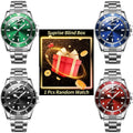 1PC Surprise Mystery Watch Blind Box-Luxury Large Dial Men Business Watches Casual Clock Sports Quartz Wristwatch（Without Box）