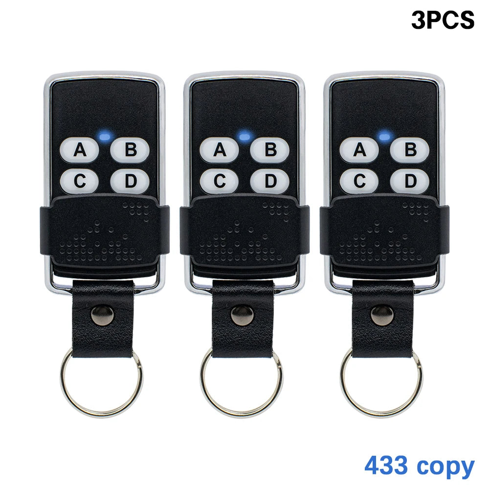 Copy 433.92mhz Fixed Code Remote Control 433mhz 4Buttons Garage Gate Door Opener