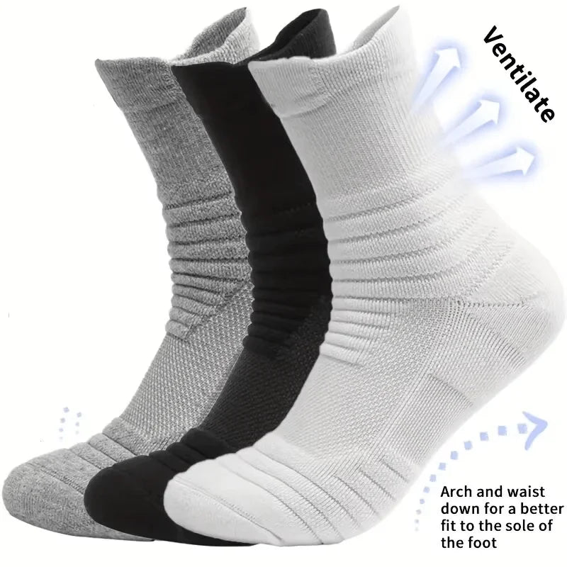 Random 12 pairs of versatile sports socks for both men and women, suitable for daily exercise and multiple scenarios