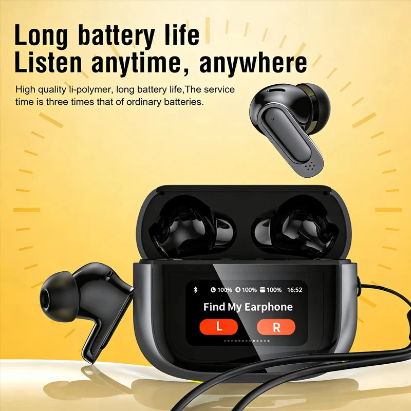 Lenovo New TWS Smart Digital Bluetooth Earphones In Ear ANC Noise Reduction Long Range Wireless Earphones With Mic Touch Screen