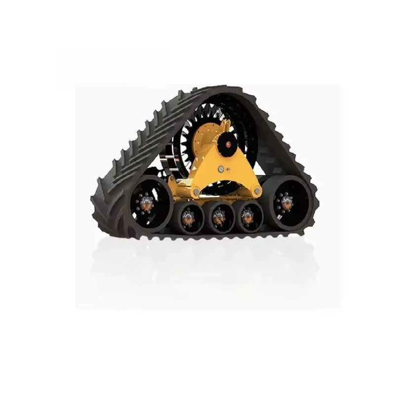 New Triangular Rubber Steel Track and Wheel Assembly Snowmobile Track Chassis