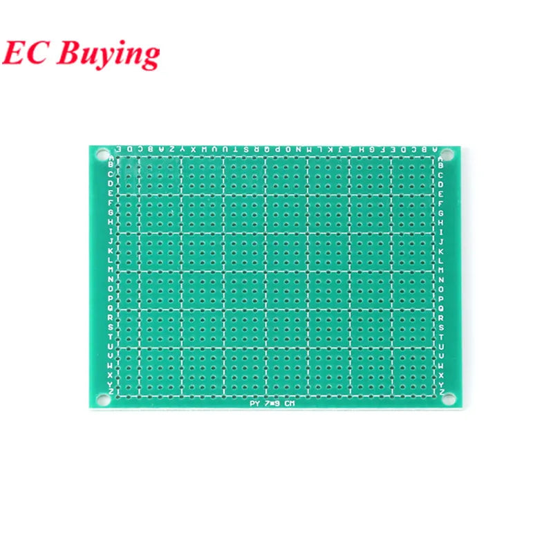 5pcs/1pc 7x9 7*9 Single Side Prototype PCB DIY Universal Printed Circuit Glass Fiber Universal Board Green Oil Epoxy Protoboard