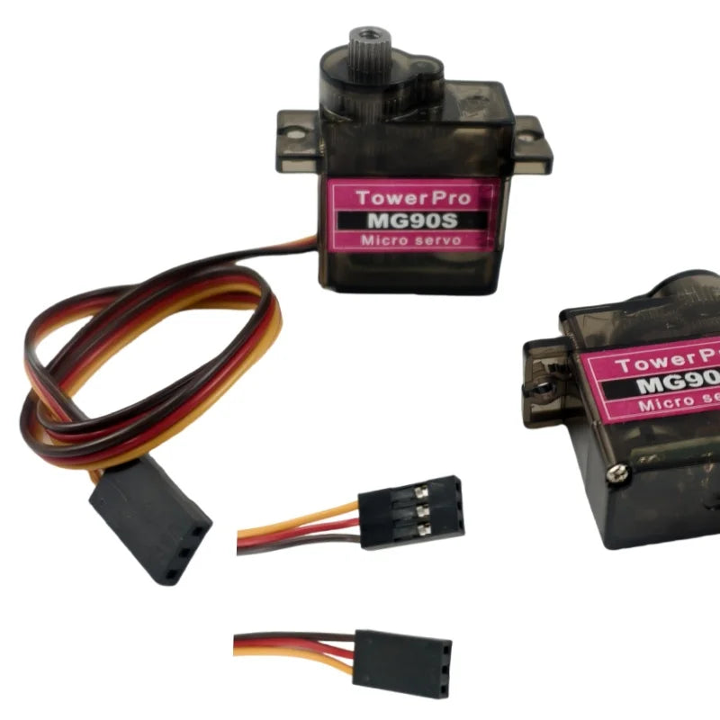 MG90S 9g 90° 180° Micro Servo Metal Gear 4.8V-6.0V for RC Helicopter Plane Boat Car Trex 450 RC Robot Arm Upgraded Parts
