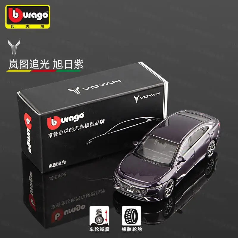 Bburago Diecast 1:64 ZEEKR Alloy Car Model Voyah Collectibles Car Model Holiday Gifts Toys Classic Souvenir Gift
