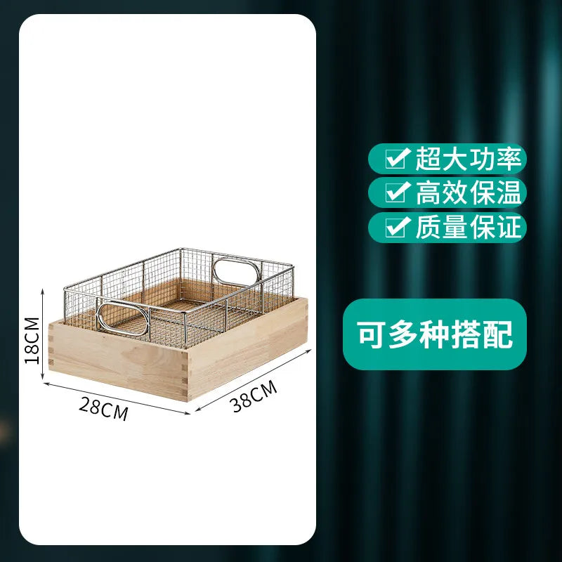 Catering food, cooked meat, barbecue, warm food lamp, food insulation table, fried food heating lamp