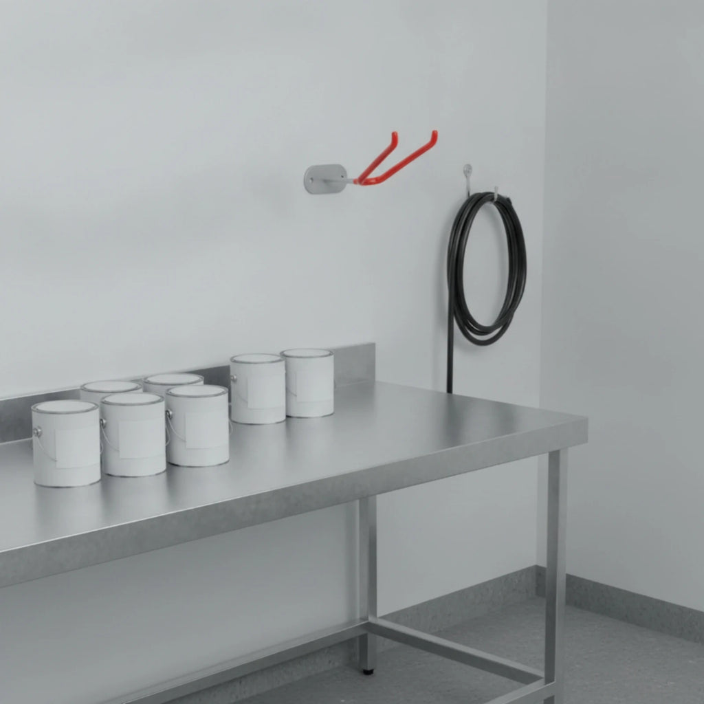 Spray Wall Mount Low-Profile Spray Holder Powder-Coated Heavy Duty for Painters, Workshop, Garage