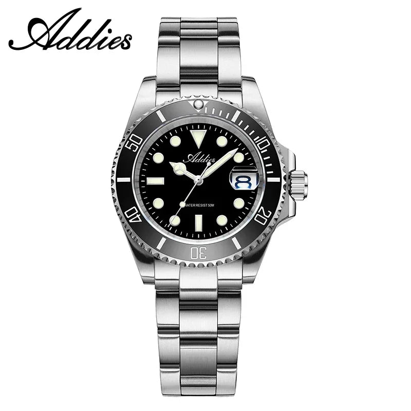 ADDIES 36mm 50m Waterproof Women's Watches Famous Brand Stainless Steel Quartz Woman Watch BGW9/C3 Super Luminous Watch Gift New