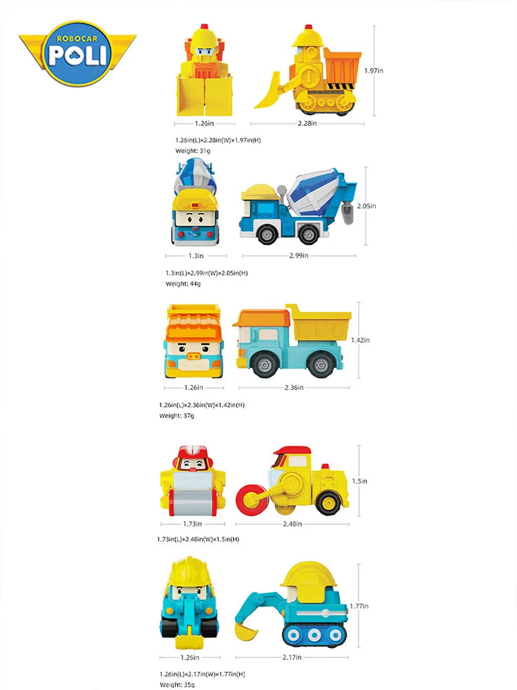 MINICAR Series Single Vehicle, Non Deformable Mini Toy Car, Perfect Size Little Hands Grasp
