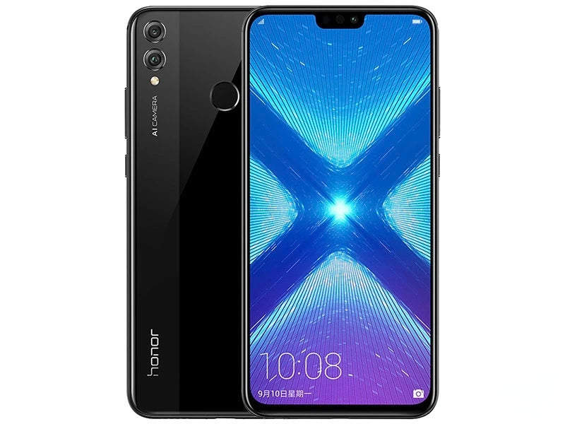 Honor 8X 4G LTE Unlocked Mobile Phone Global ROM Google Play 6.5" Full Screen Kirin 710 Dual Camera Fingerprint used phone