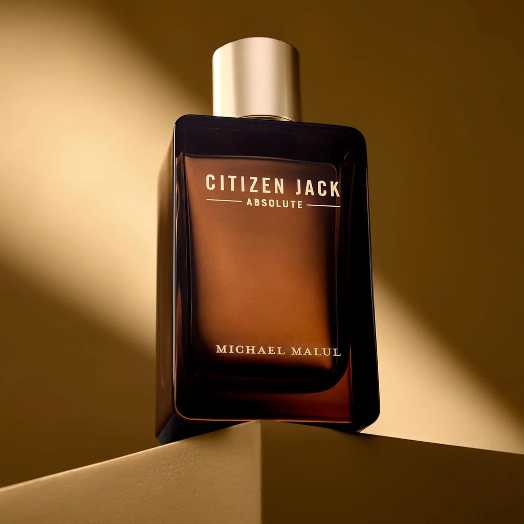 Michael Malul Citizen Jack Absolute Eau de Parfum Spray for Men – Modern Woody Aromatic & Spicy Amber Scent, Long-Lasting Intense Fragrance, Perfect Gift, 3.4 fl oz / 100 ml