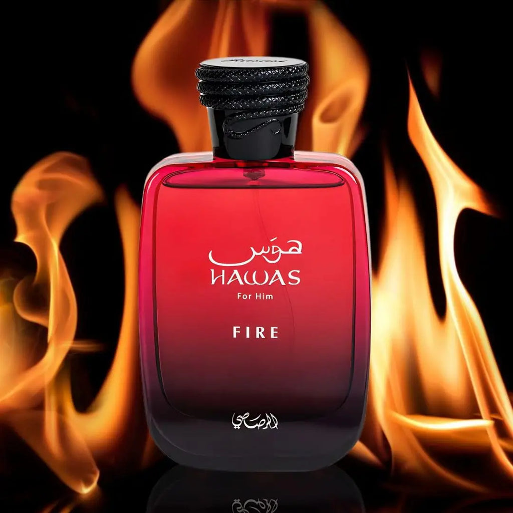 Original Arabic Perfume RASASI Hawas Fire Eau De Parfum Spray 100ML long lasting fragrance natural perfume Cologne Persistence Pheromone Portable Birthday gift