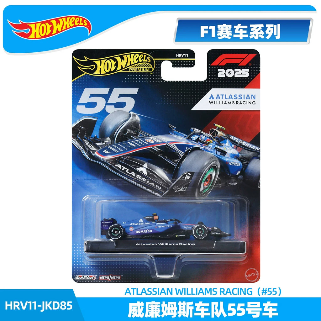 Hot Wheels Original Mattel Premium 1 64 Scale Formula 1 Model Car HRV11 2025 Oracle Red Bull Racing F1 Miniatures Collectible