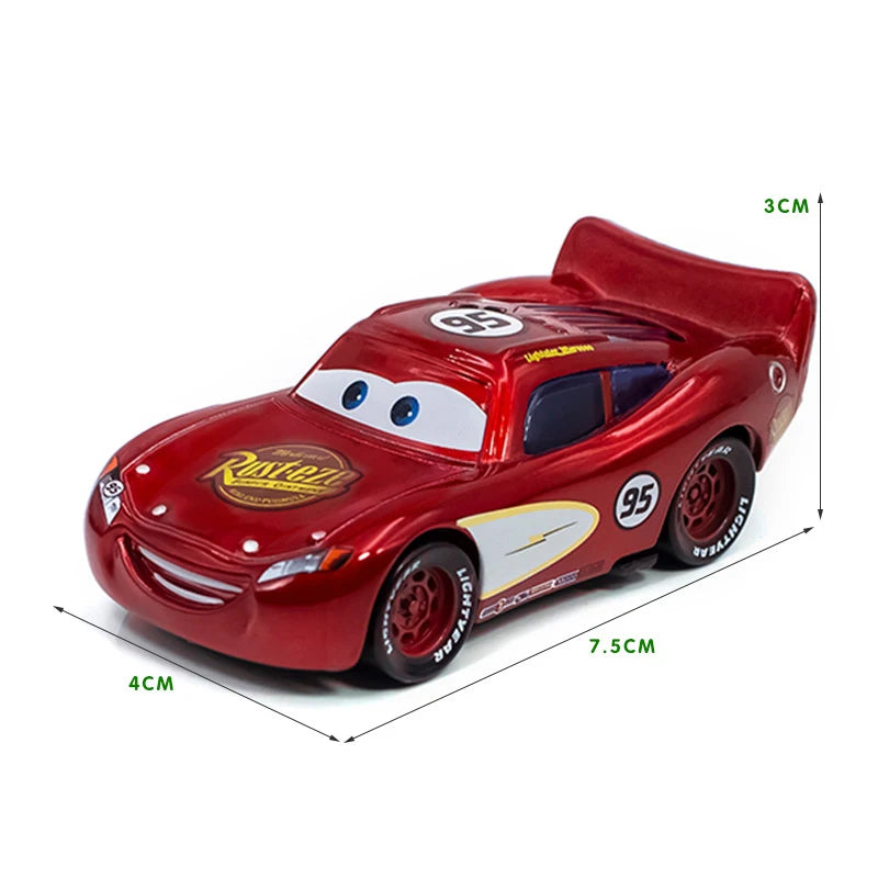 1pc Disney Lightning McQueen model car, first generation, second generation, and third generation model cars, alloy carornaments