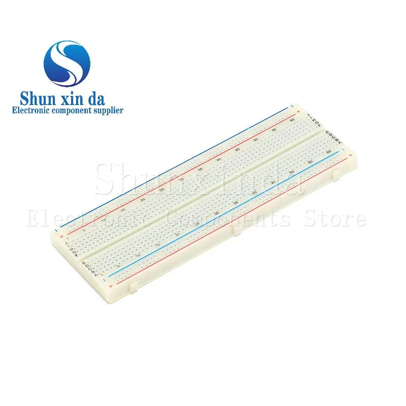MB102 MB-102 165*55*10mm Breadboard 400 830 Point Solderless PCB Bread Board Test Develop DIY 200+630 holes Combination Splice