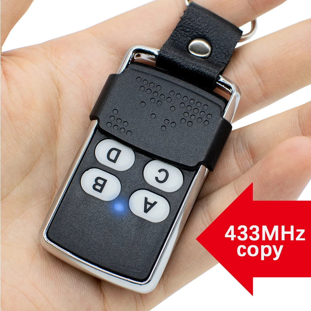 Copy 433.92mhz Fixed Code Remote Control 433mhz 4Buttons Garage Gate Door Opener
