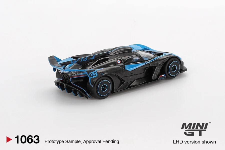 MINIGT 1/64 Bugatti Bolide Red MGT01105-CH Cars Alloy Diecast Metal Model Kids Toys Boys