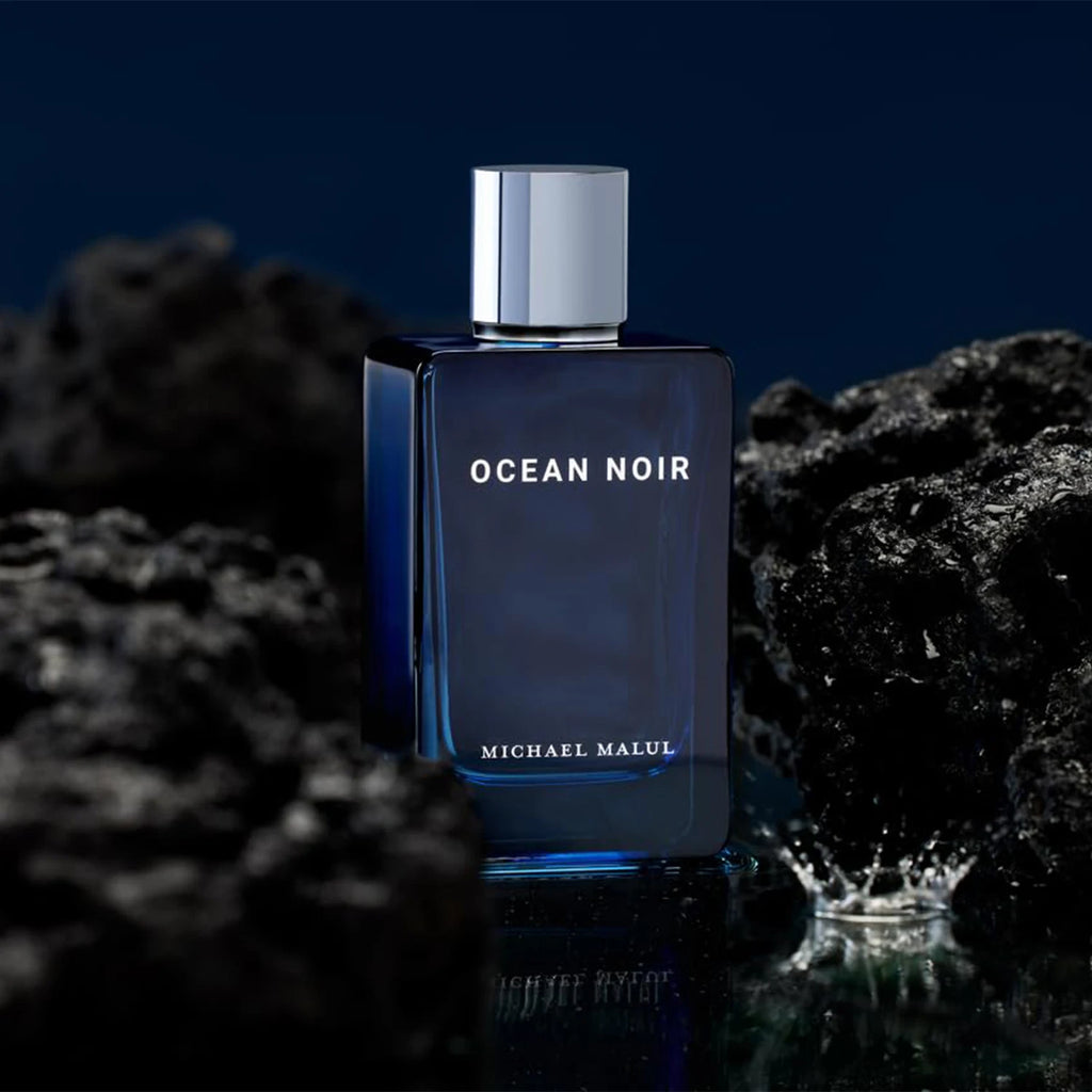 Michael Malul Ocean Noir Eau de Parfum Spray for Men – Fresh Aquatic, Dark Marine & Woody Aromatic Scent, Long-Lasting Fragrance, Perfect Gift, 100 ml / 3.4 fl oz