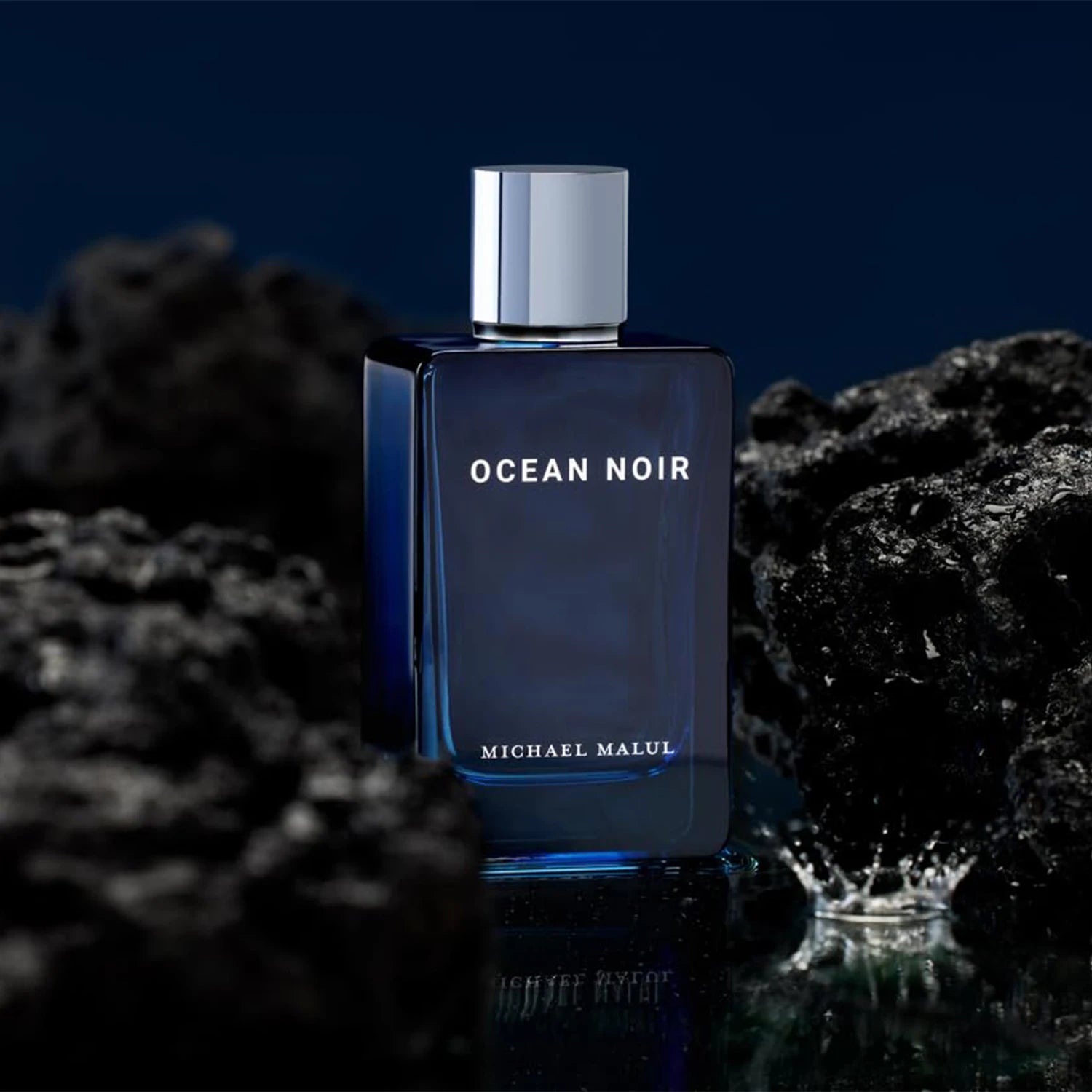 Michael Malul Ocean Noir Eau de Parfum Spray for Men – Fresh Aquatic, Dark Marine & Woody Aromatic Scent, Long-Lasting Fragrance, Perfect Gift, 100 ml / 3.4 fl oz