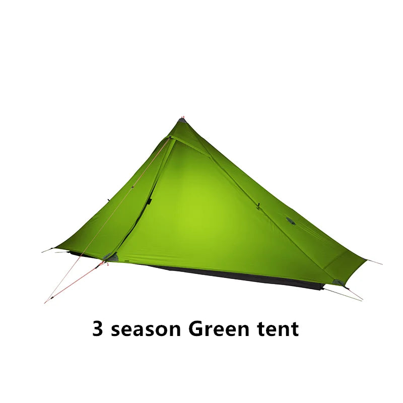 3F UL GEAR LanShan 1 pro 1 Person  Outdoor Ultralight Camping Tent 3/4 Season 230*80*125CM Two Side 20D Silnylon