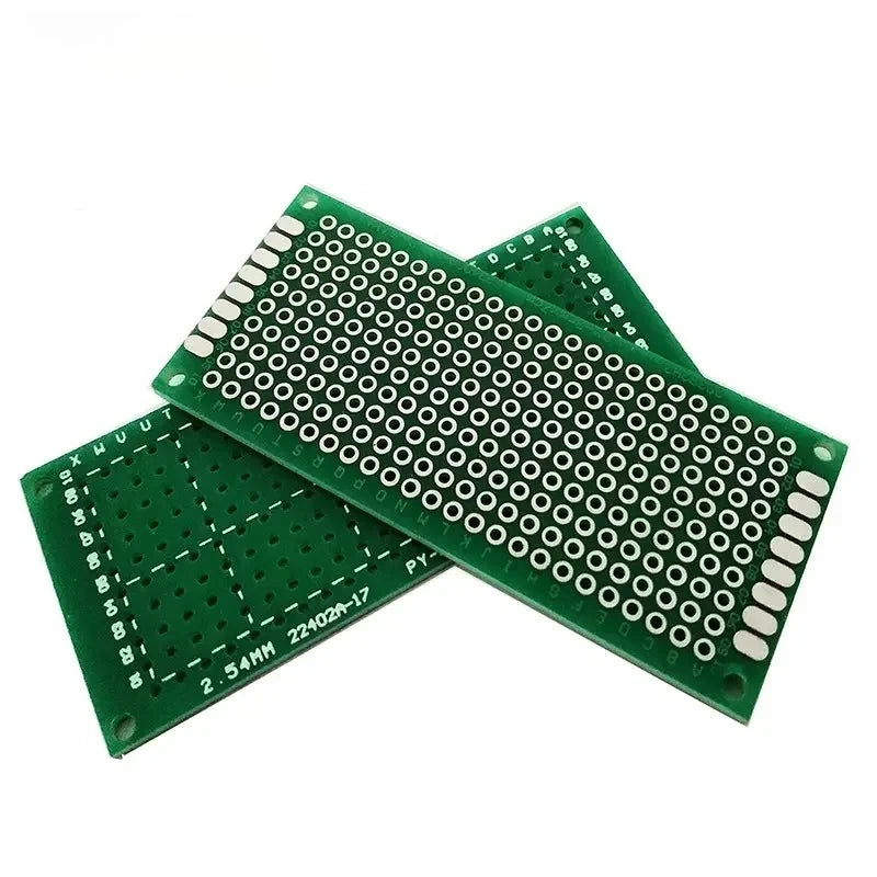 5PCS PCB Board Kit Single Sided PCB 2x8 3x7 4x6 5x7 6x8 10x10 10x15 10x22 12x18 15x20cm Breadboard Plate DIY Soldering Project