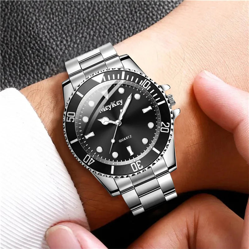 1PC Surprise Mystery Watch Blind Box-Luxury Large Dial Men Business Watches Casual Clock Sports Quartz Wristwatch（Without Box）