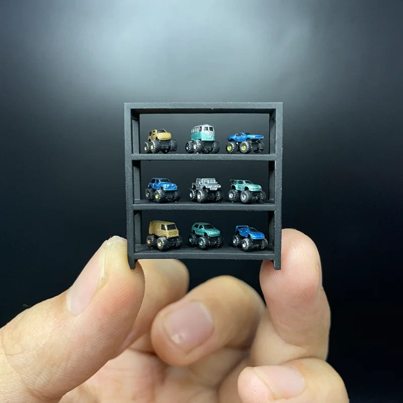 New Product 1: 64 Frame And 1:10 Scale Large Foot Car Miniature Resin Model Scene Photography Ornament Festival Toy Gift