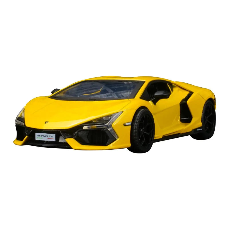 1:32 simulation Lamborghini alloy car model with doors and trunk that can be opened, sound and light feedback, supercar car