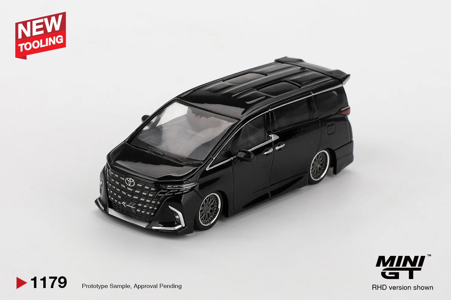 MINIGT 1/64 Toyota Alphard Vellfire 40 KUHL MGT01179-CH Cars Alloy Diecast Metal Model Kids Toys Boys