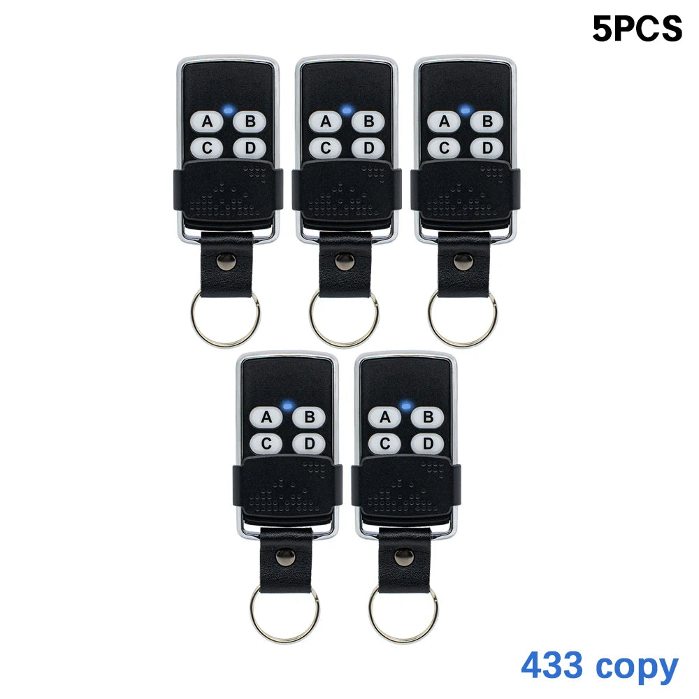 Copy 433.92mhz Fixed Code Remote Control 433mhz 4Buttons Garage Gate Door Opener