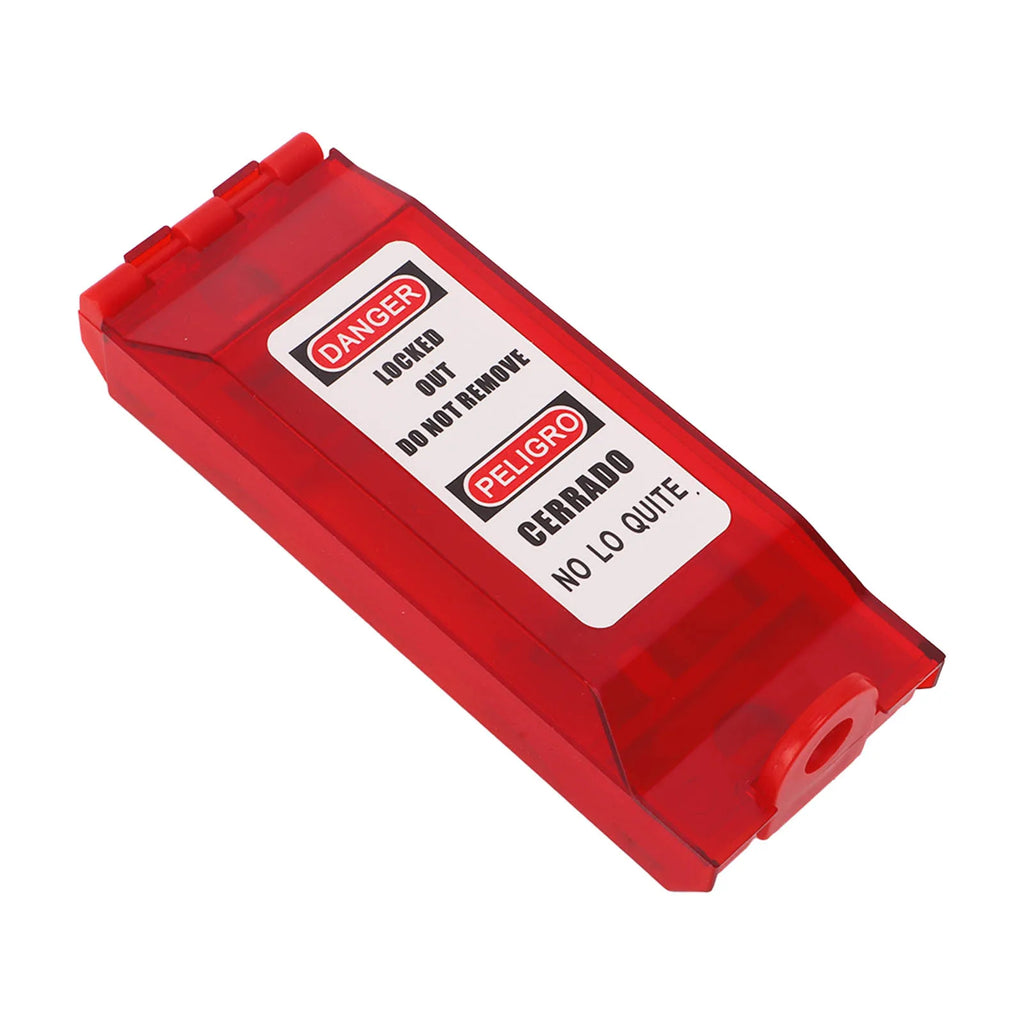 Sturdy PC Plastic Safety Lockout Padlock With Wall Cover Fit For Electrical Equipment Energy Lockout Tagout Operation