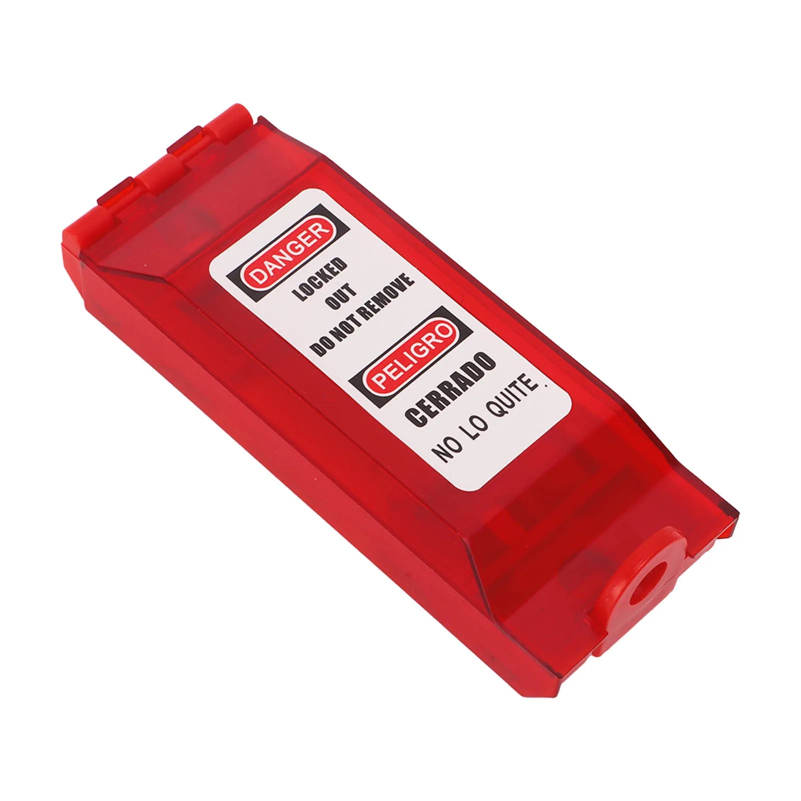 Sturdy PC Plastic Safety Lockout Padlock With Wall Cover Fit For Electrical Equipment Energy Lockout Tagout Operation