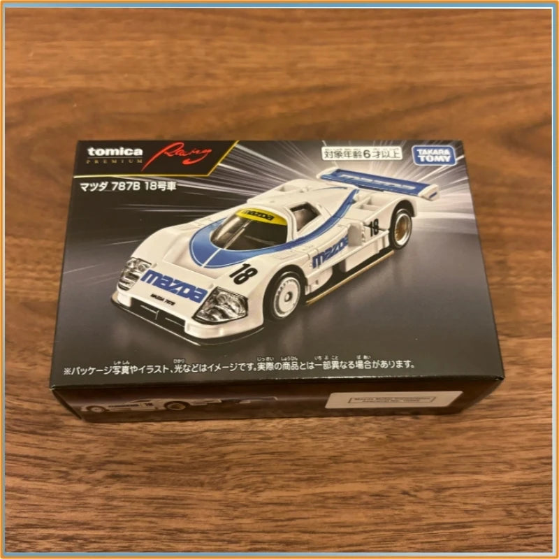 Genuine Tomica Alloy Car Model Racing Mazda 787b No.18 Car Model Toy Gift
