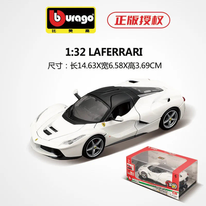 Bburago Alloy Car Model For Collector Bburago1:32 Rafa Supercar Mustang Pullback Sound And Light Version Alloy Simulation Car Mo
