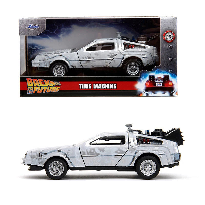 JADA 1:32 Time Machine Back To The Future-1 Frost Diecast Model Hollywood Rides JD34785