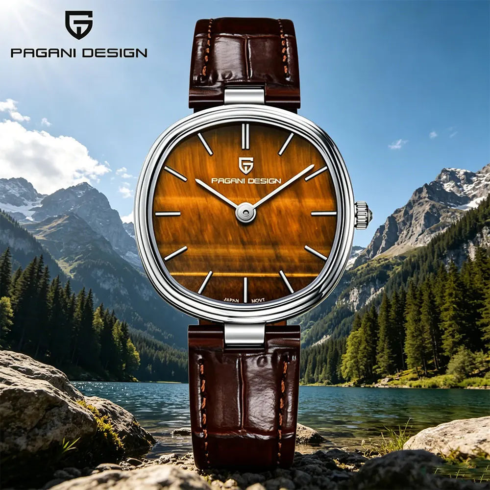 PAGANI DESIGN 2026 New Quartz Watch Top Brand Waterproof Watch Sapphire Glass Classic Leather 32mm Women Wristwatch Gift Watches