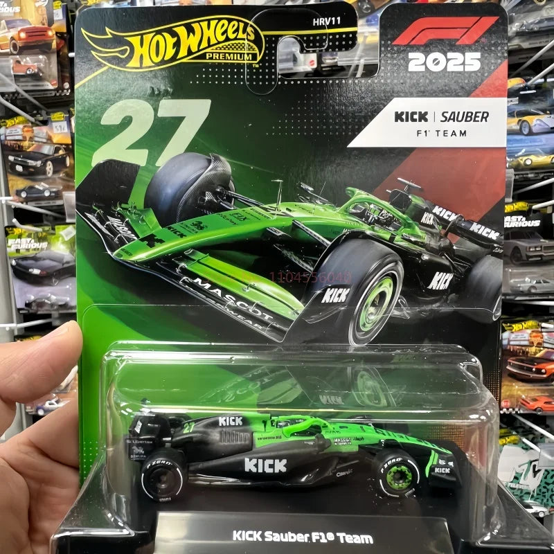 Hot Wheels Original Mattel Premium 1 64 Scale Formula 1 Model Car HRV11 2025 Oracle Red Bull Racing F1 Miniatures Collectible