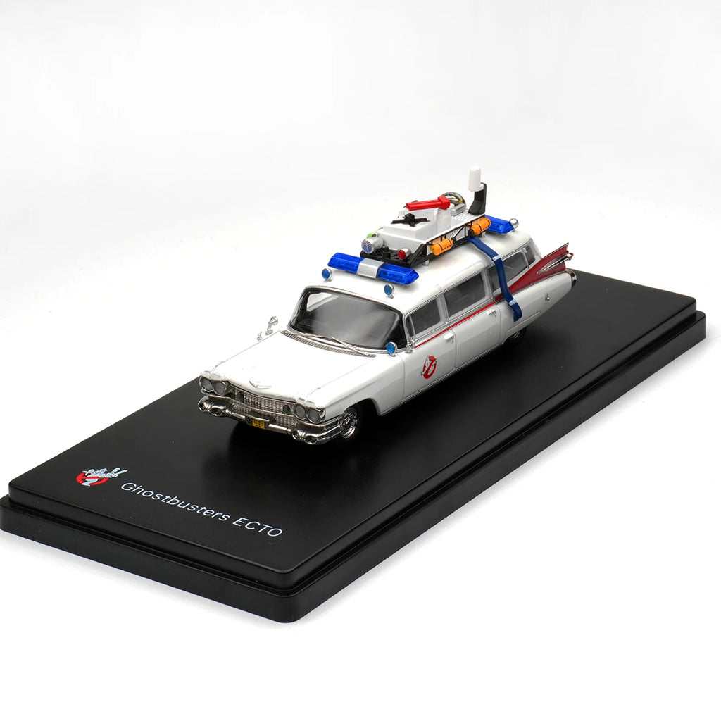 YS In Stock 1:64 NEW Ghostbuster Miller Meteor 1959 Ecto-1 Diecast Car Model Collection ToYS