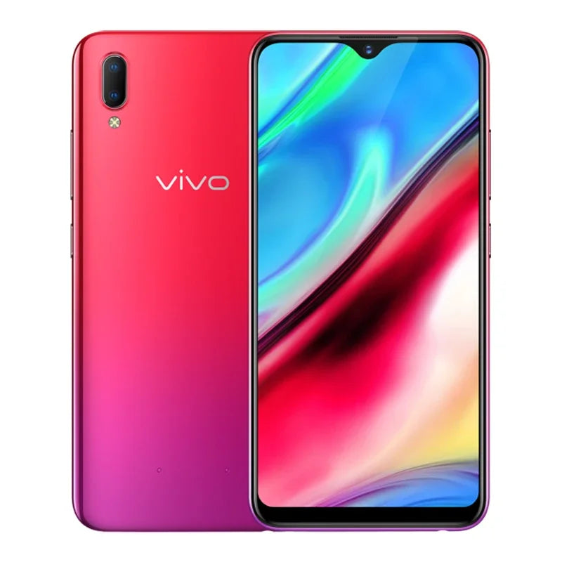 Global firmware VIVO Y93 Smartphone 4GB 64GB Octa core Android 8.1 6.2'' Camera 13MP+2.0MP Face ID cellphone y 9  Used Phone