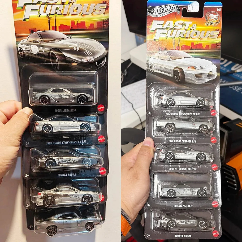 New Genuine Hot Wheels Hnr88 Gdg44 Fast & Furious Batch Q 1:64 In Stock 1970 Dodge Toyota Supra Diecast Model Car For Fans Gifts