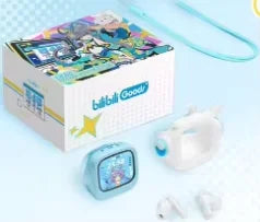 bilibili Official Luo Tianyi Earphones Blind Box Figure Pull Out Charging Base Earbuds Cute Anime Character Gift For Fans