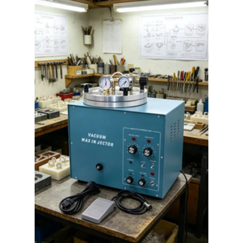 Vacuum Wax In-jection Machine Pressurized Uniform Casting Less Bubble Gold Silver Jewelry Wax Molding Equipment