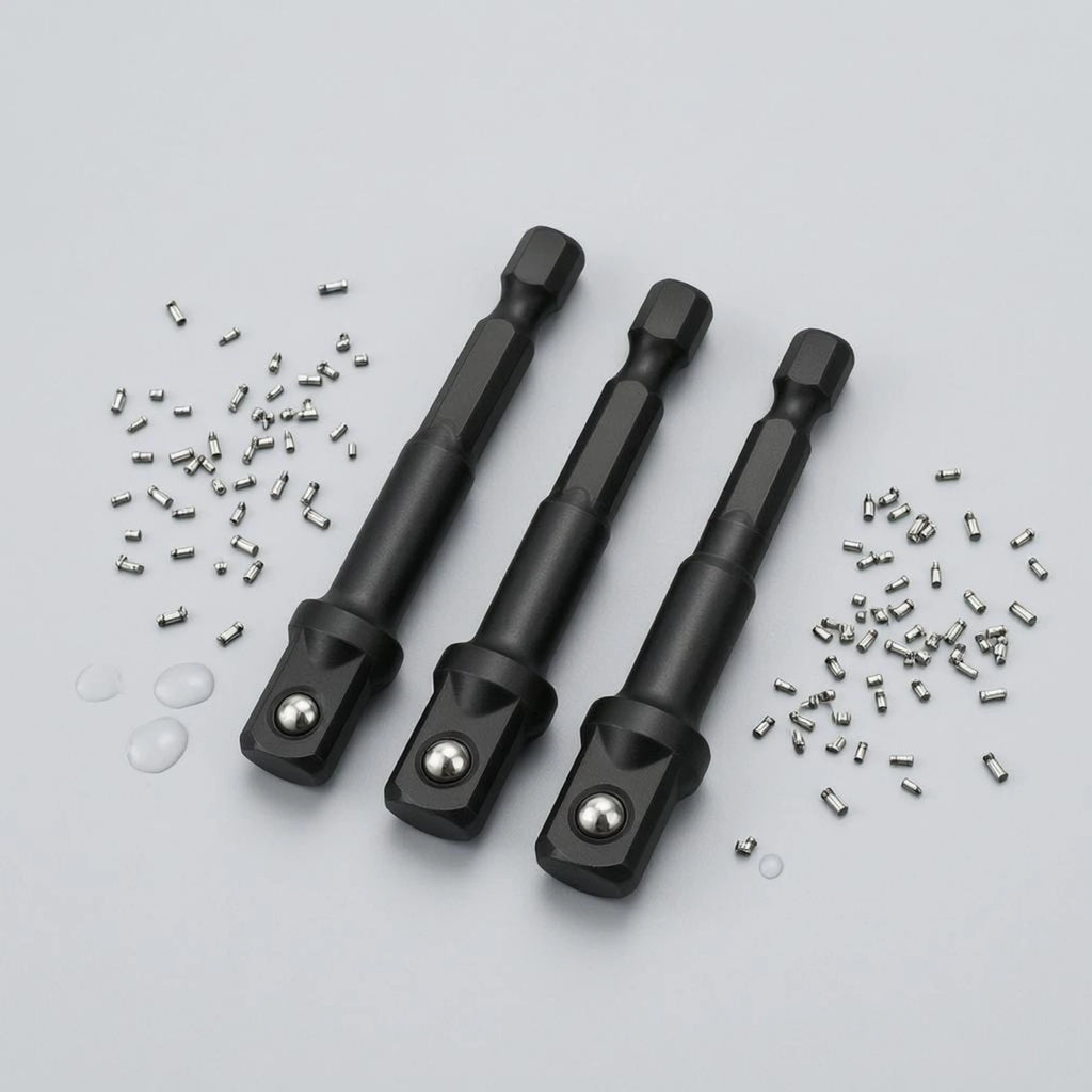 3 Pieces 1/2 Socket Adapter Cr-V Steel 3/8 Socket Adapter Power Tool Accessory Forged Compact for Screwdrivers