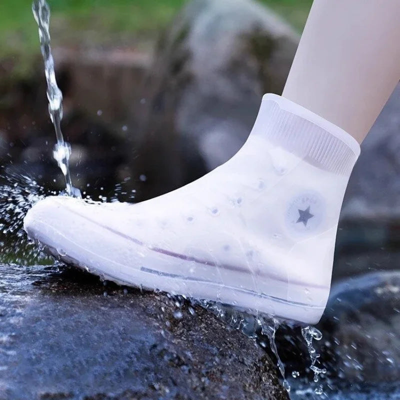 Rain Shoe Protector Dust Travel Gear Rain Boots for Children Waterproof Boot Silicone Rubber Use Outdoor Rainy Household Day