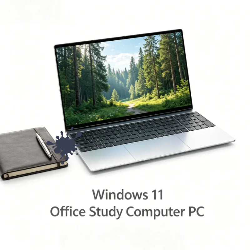 Intel N95 High Speed Core Laptop Large Memory Fast Response Business Travel Notebook 15.6 Inch Ultra Thin Lightweight Laptop
