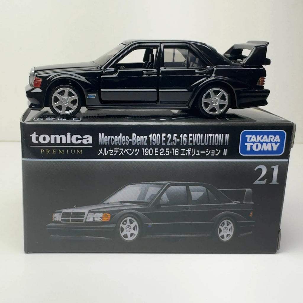 New Takara Tomy Tomica Premium Series TP21 Mercedes-Benz 190E Vehicle Toy Die-Casting Metal Car Model Ornament Collection Gifts