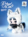 Original Inn'S Is An Angel A Cat Plush Doll Silver Wing Cat Ear Vinyl Face Doll Collectible Toy Pendant Ornament Home Decoration