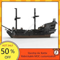 2478MOC Pirate Ship Model DIY Assembly Toy Customized Sailing Ship Technology Creative Puzzle Adults Holiday Birthday Gift