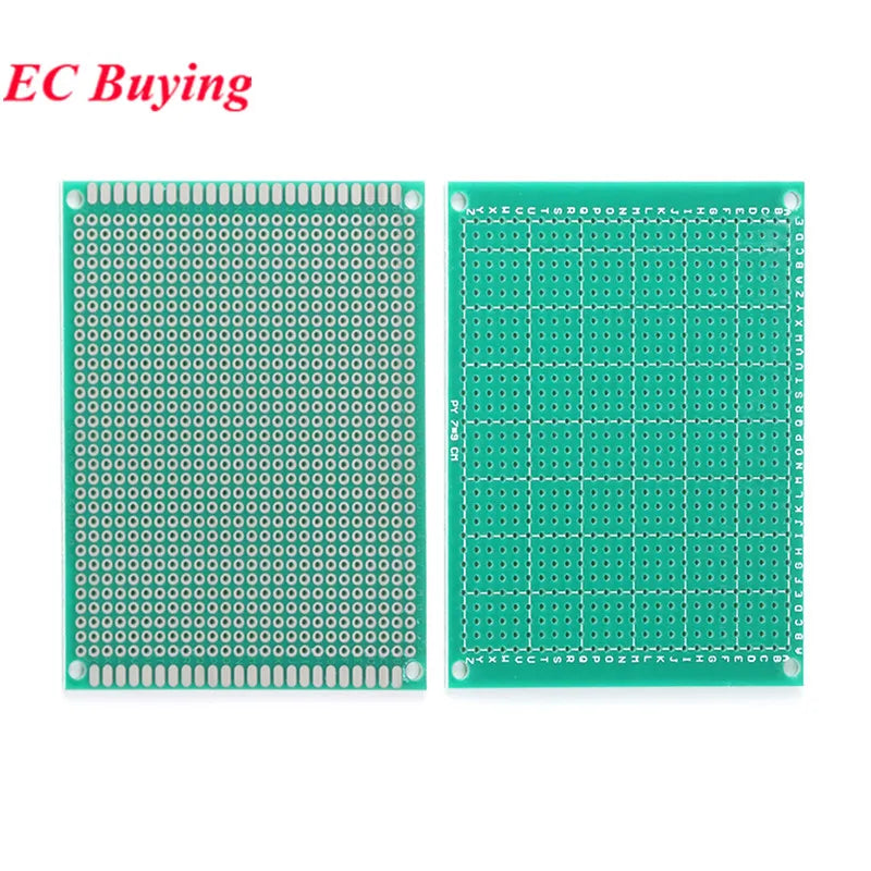 5pcs/1pc 7x9 7*9 Single Side Prototype PCB DIY Universal Printed Circuit Glass Fiber Universal Board Green Oil Epoxy Protoboard