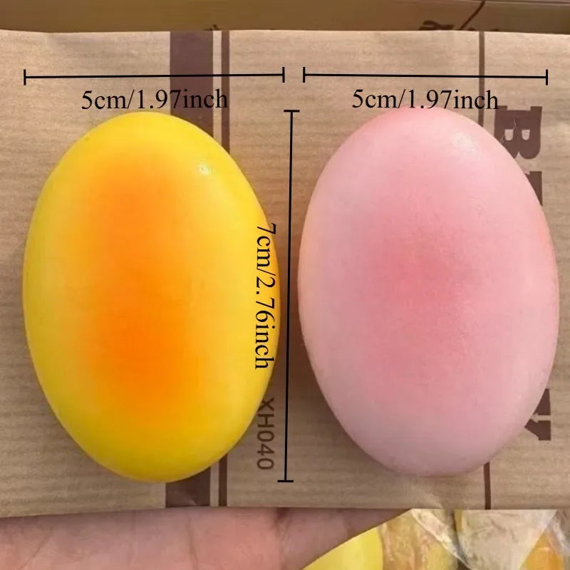 Kawaii Squishy Mini Cheese Cake Shaped Squeeze Toys Soft Simulation Food Fidget Toy Stress Relief Decompression Toy Party Gift