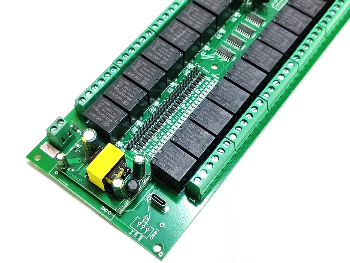 Relay Switch Module 24 Channel Works with Tuya WiFi Zigbee RF 433MHz Wireless Smart Home Remote Control Switch board controller